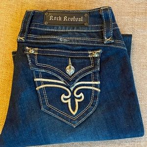 Rock Revival Woman Jeans,  size 28